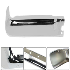 TOPPARTZ Rear Bumper End Right Face Bar with Parking Sensor Assist Holes Replacement for Ford F150 Chrome 2009-2014 FO1102372 10 11 12 13