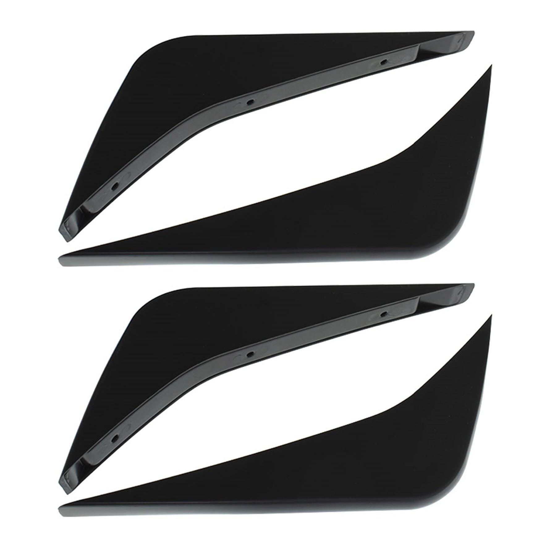 TOPPARTZ Rear Bumper Lower Air Diffuser Fin For 2014-2019 Chevrolet Corvette C7