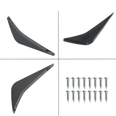 TOPPARTZ Rear Bumper Lower Air Diffuser Fin For 2014-2019 Chevrolet Corvette C7