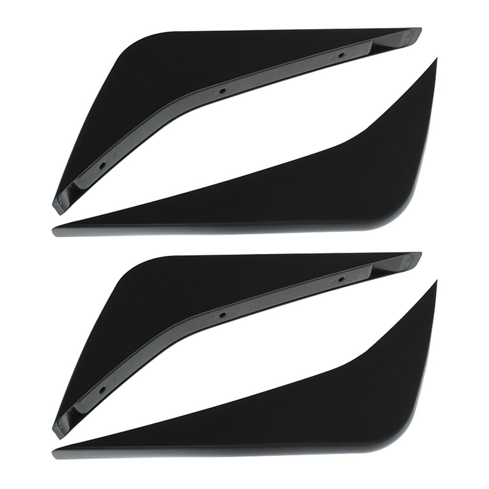 TOPPARTZ Rear Bumper Lower Air Diffuser Fin For 2014-2019 Chevrolet Corvette C7