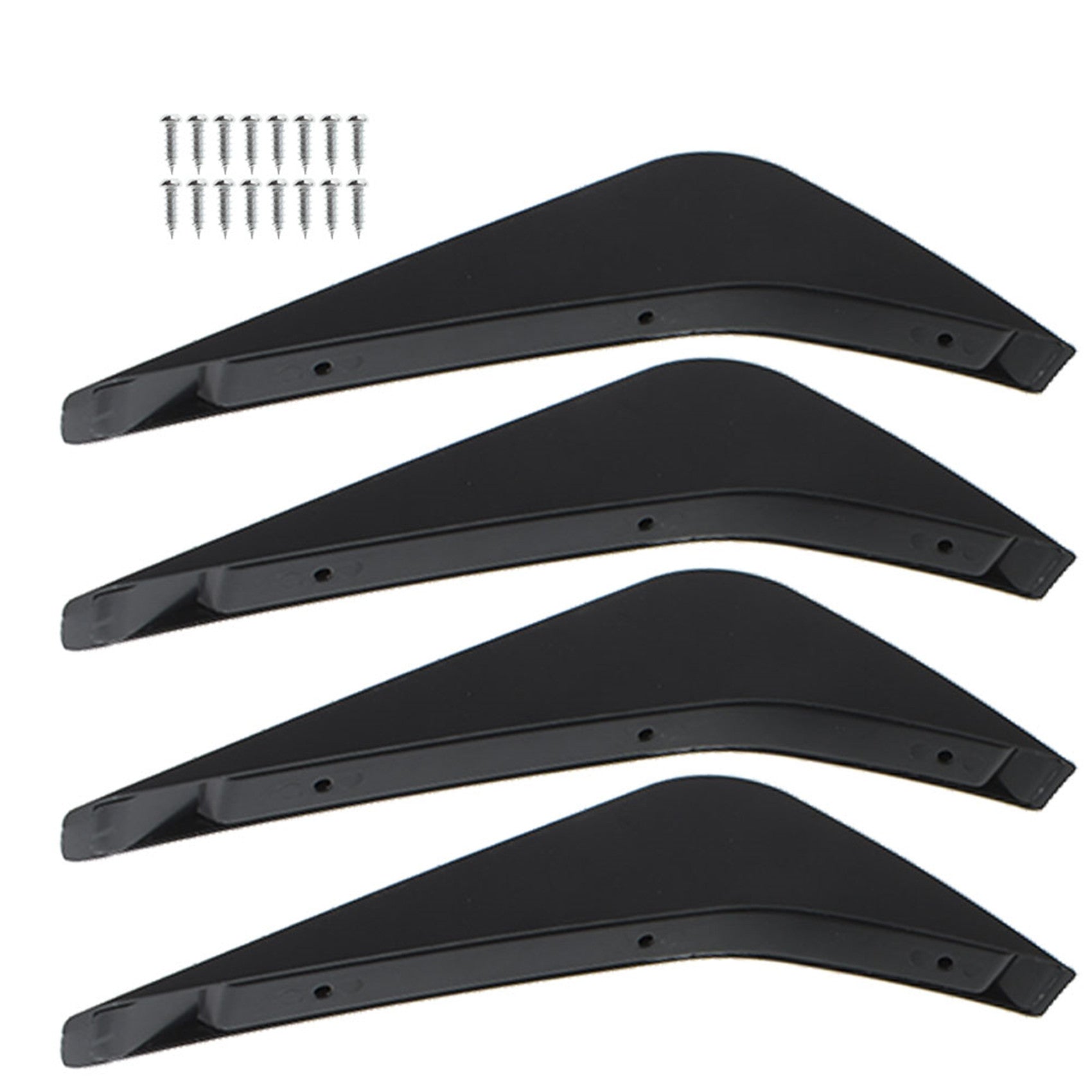 TOPPARTZ Rear Bumper Lower Air Diffuser Fin For 2014-2019 Chevrolet Corvette C7