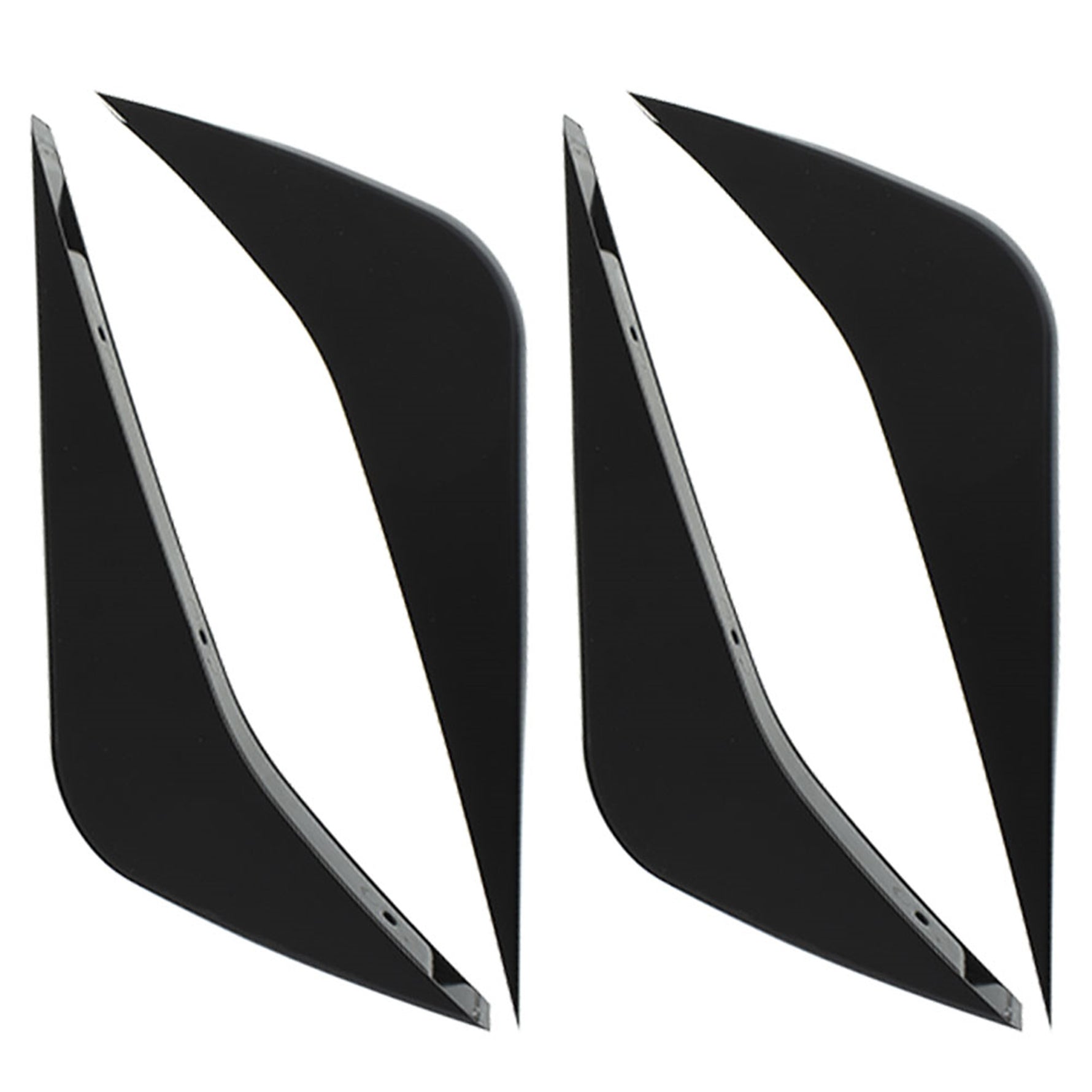 TOPPARTZ Rear Bumper Lower Air Diffuser Fin For 2014-2019 Chevrolet Corvette C7