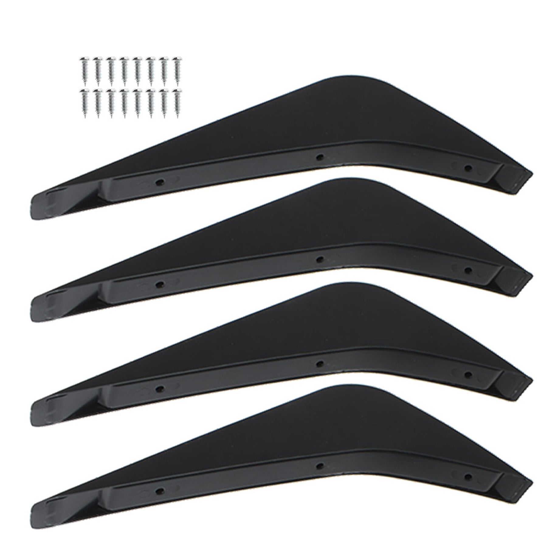 TOPPARTZ Rear Bumper Lower Air Diffuser Fin For 2014-2019 Chevrolet Corvette C7