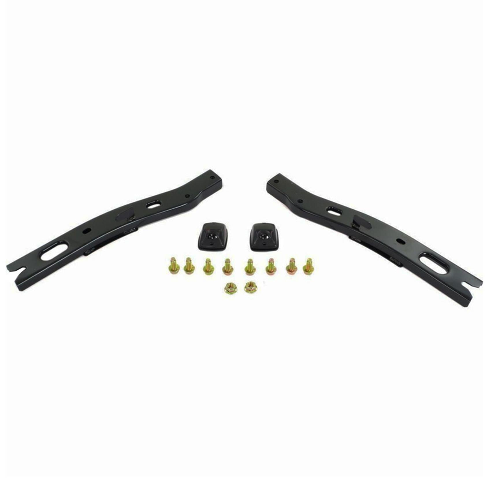 TOPPARTZ Rear Steel Bumper Assembly Kit for Toyota Tacoma Truck 1995-2004 Black TO1102214 95-04 2283598201