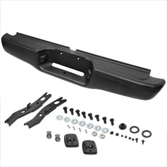 TOPPARTZ Rear Steel Bumper Assembly Kit for Toyota Tacoma Truck 1995-2004 Black TO1102214 95-04 2283598201