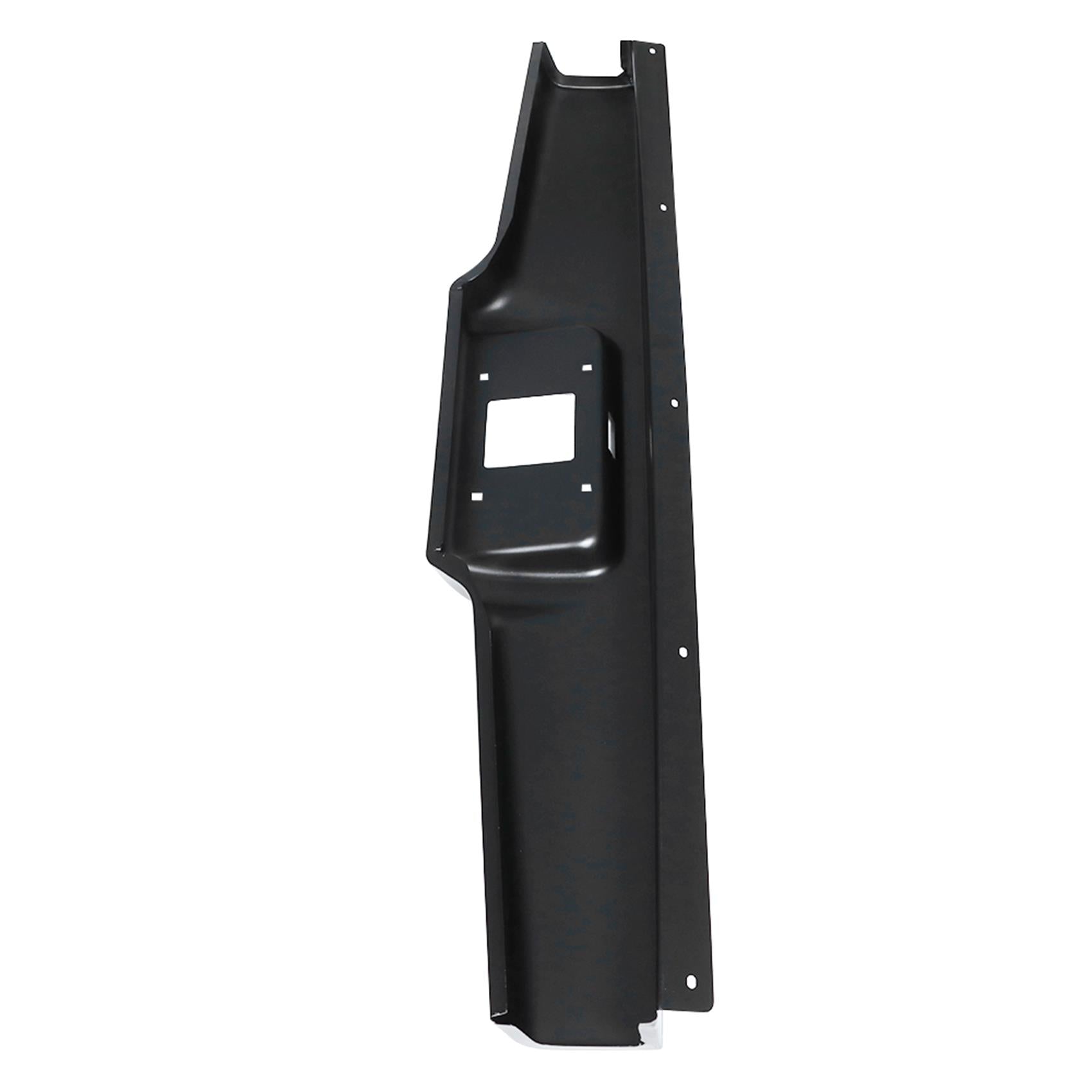 TOPPARTZ Rear Steel Bumper Roll Pan Replacement for Chevy S10 GMC S15 Sonoma Pickup 1982-1993 Black