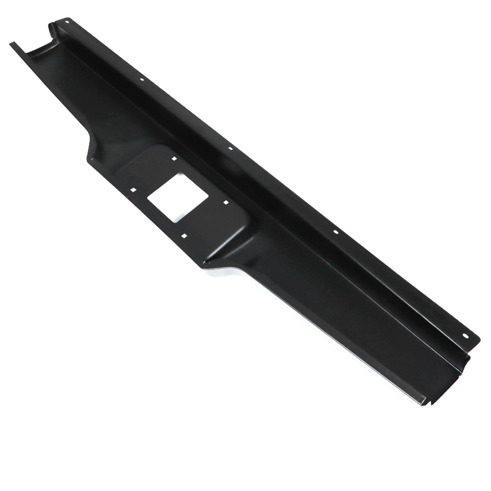 TOPPARTZ Rear Steel Bumper Roll Pan Replacement for Chevy S10 GMC S15 Sonoma Pickup 1982-1993 Black