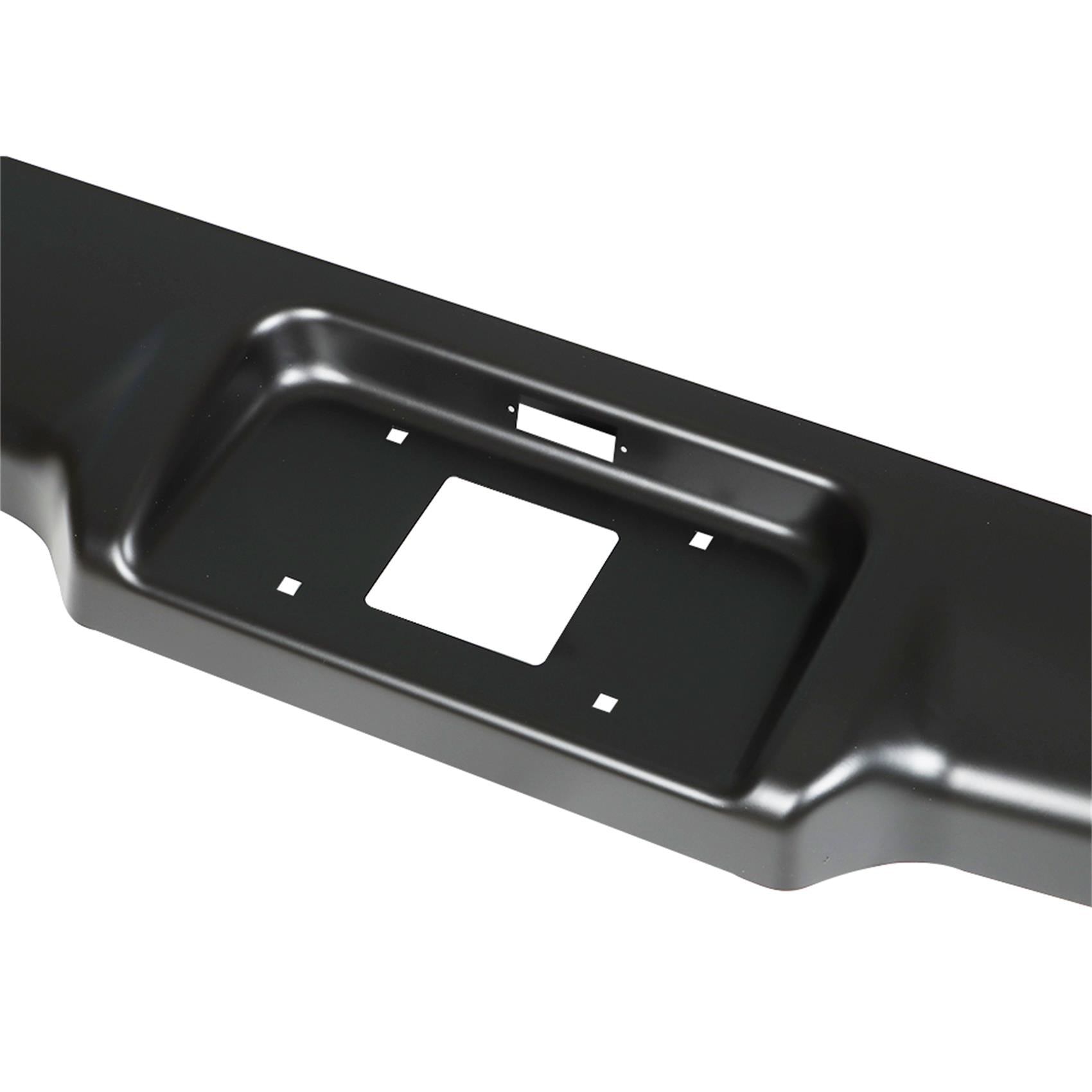 TOPPARTZ Rear Steel Bumper Roll Pan Replacement for Chevy S10 GMC S15 Sonoma Pickup 1982-1993 Black