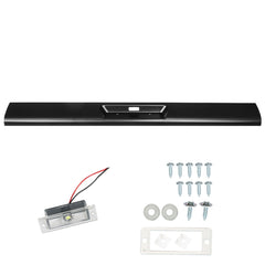 TOPPARTZ Rear Steel Roll Pan W/ License Led Lamp Screws Replacement for Toyata Tacoma Standard Bed 1995-2004
