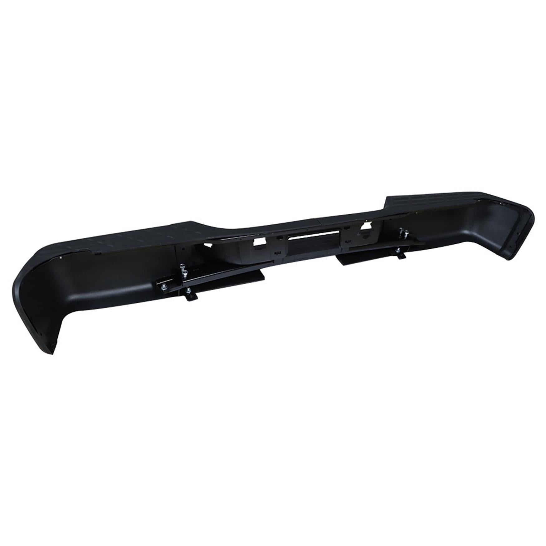 TOPPARTZ Rear Step Bumper Black Replacement for Chevrolet Silverado 1500 2007 2008 2009 2010 2011 2012 2013 without Parking Aid Sensor Holes GM1103159