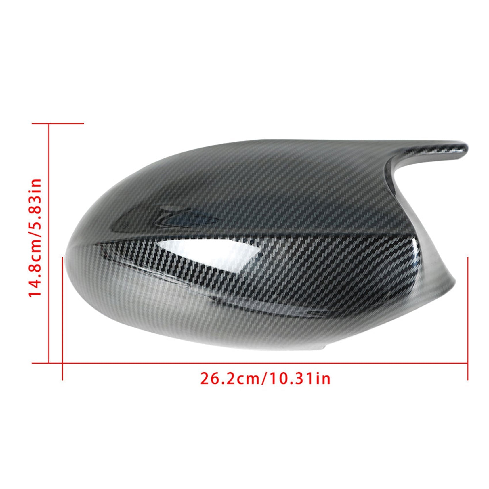 toppartz Side Mirror Cover Cap For 2004-2009 BMW E90 E93 E87 E81 Carbon Fiber