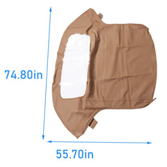 Convertible Soft Top w/ Plastic Window Brown For 1996 1997 1998 1999-2002 BMW Z3