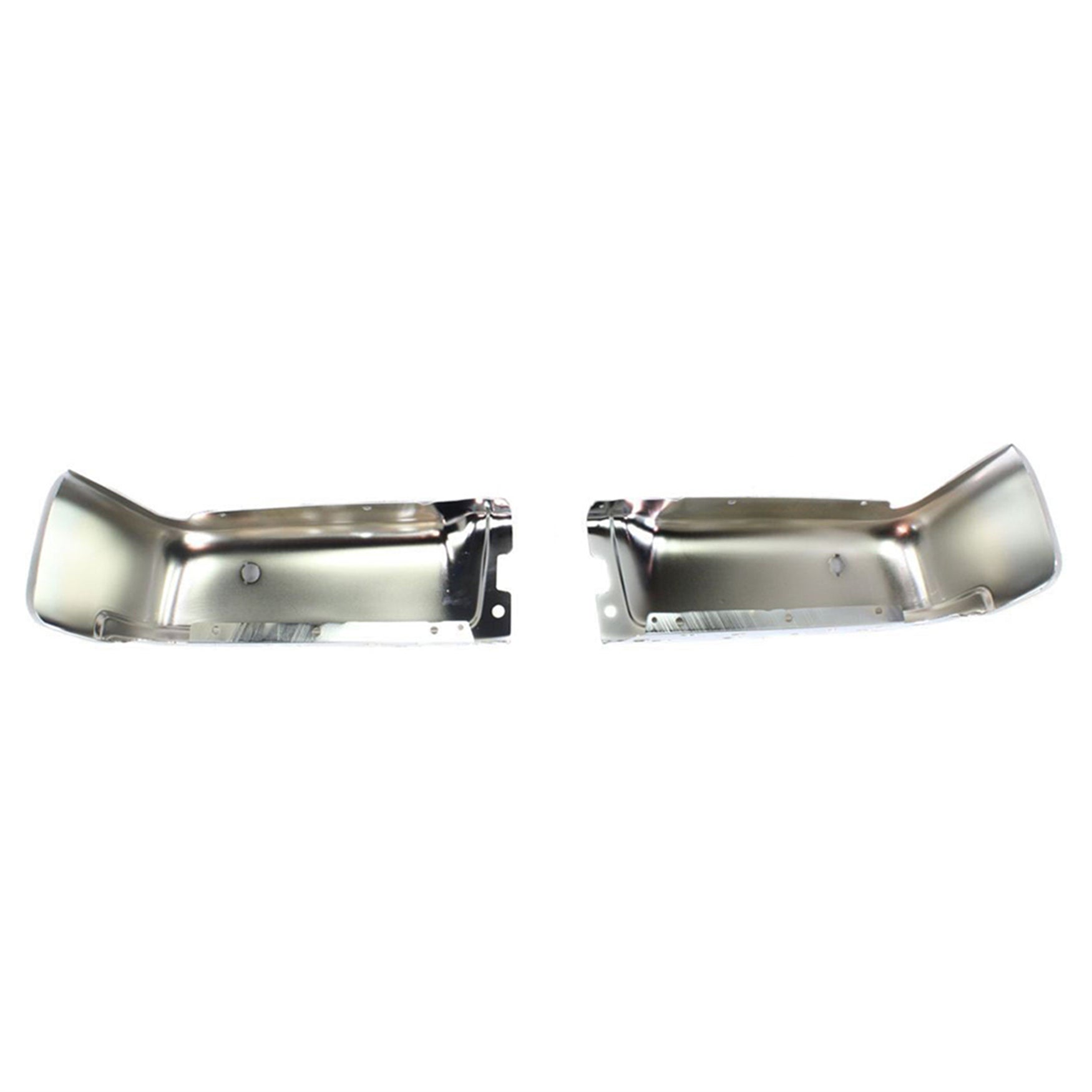TOPPARTZ Steel Rear Bumper Ends Replacement for Ford F150 Pickup with Parking Assist Sensor 2009-2014 Chrome FO1102372 10 11 12 13