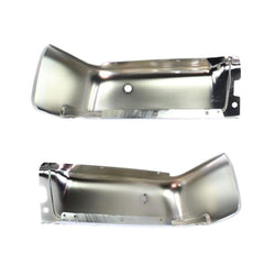 TOPPARTZ Steel Rear Bumper Ends Replacement for Ford F150 Pickup with Parking Assist Sensor 2009-2014 Chrome FO1102372 10 11 12 13