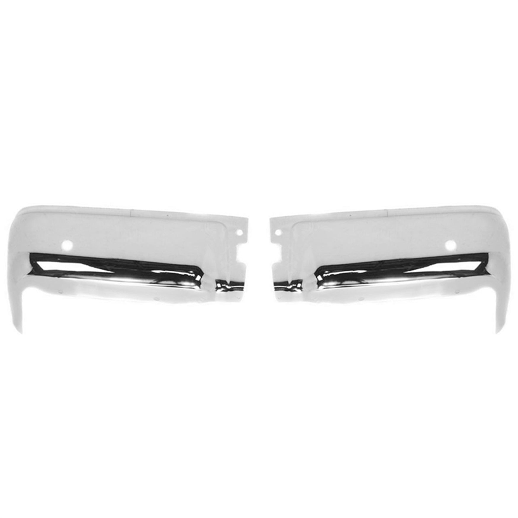TOPPARTZ Steel Rear Bumper Ends Replacement for Ford F150 Pickup with Parking Assist Sensor 2009-2014 Chrome FO1102372 10 11 12 13