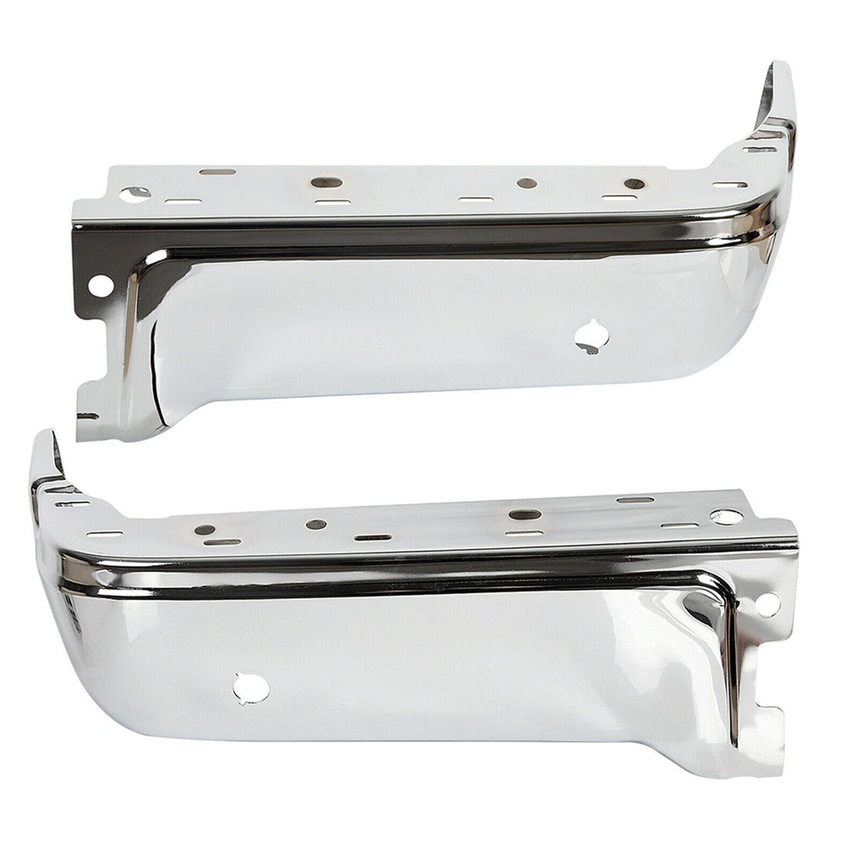 TOPPARTZ Steel Rear Bumper Ends Replacement for Ford F150 Pickup with Parking Assist Sensor 2009-2014 Chrome FO1102372 10 11 12 13
