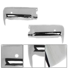TOPPARTZ Steel Rear Bumper Ends Replacement for Ford F150 Pickup with Parking Assist Sensor 2009-2014 Chrome FO1102372 10 11 12 13