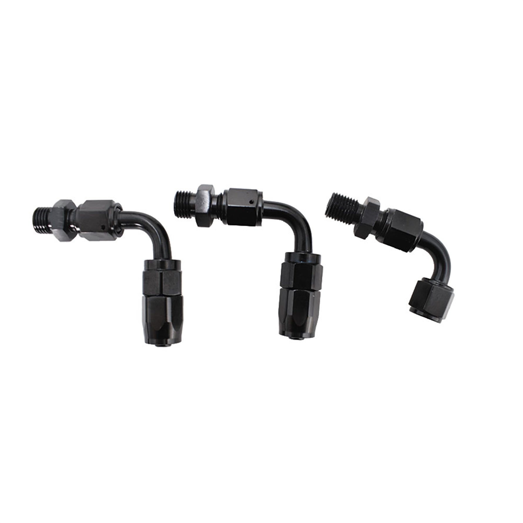 TOPPARTZ Universal Adjustable Fuel Pressure Regulator Kit with 0-100 Psi Pressure Gauge AN-6 Fuel Line Hose Fitting Connectors Kit Black