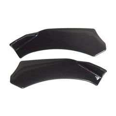 TOPPARTZ Universal Car Front Bumper Lip Chin Spoiler Splitter Body Kit Carbon Fiber Style