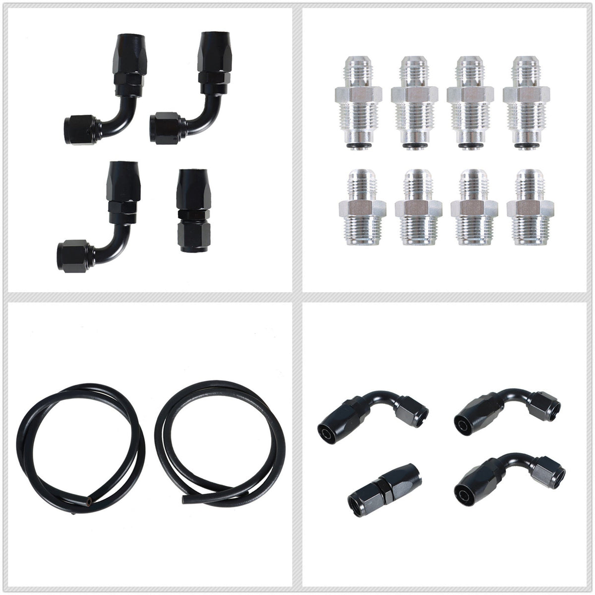 TOPPARTZ Universal Power Steering Pump Hose Kit 551082 Replacement for LS1 LS3