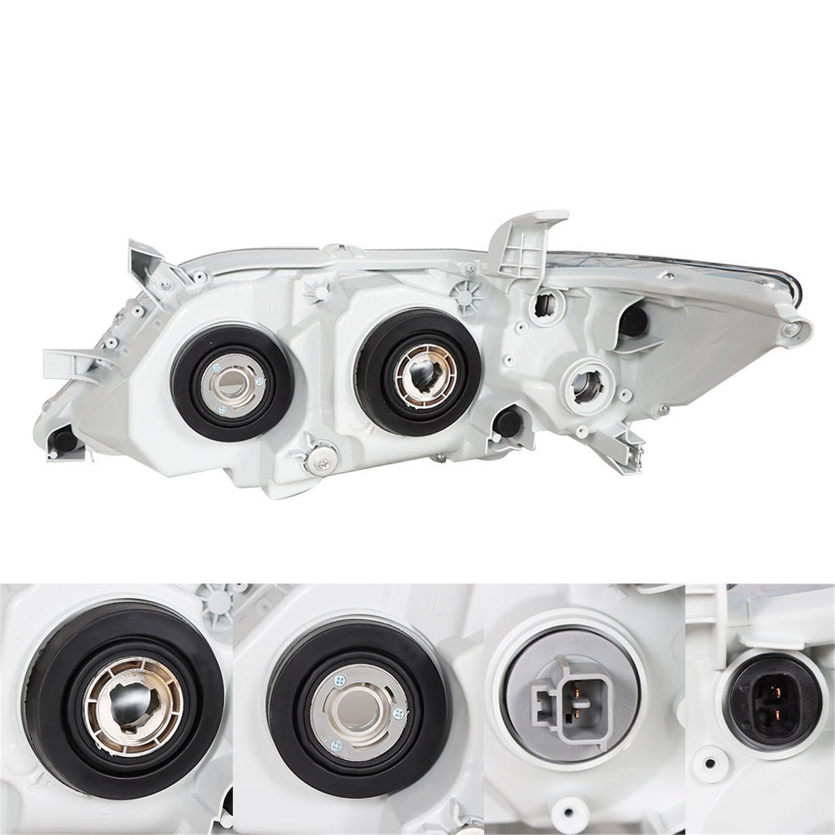 passenger side headlights  white background for2010-2011 Toyota Camry LE XLE