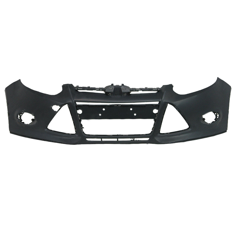 TOPPARTZ Front Bumper Cover for 2012 13 14 Ford Focus Sedan w/ Tow Hole Primered