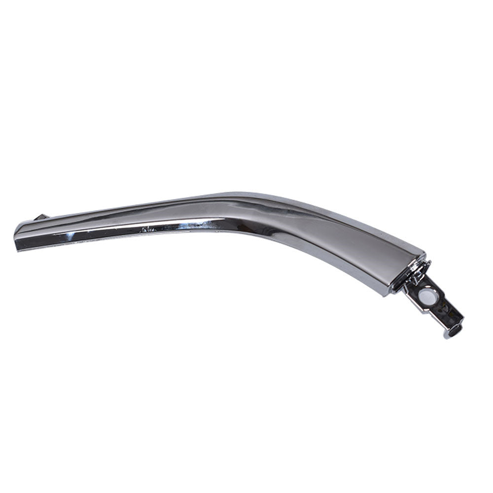 set front Bumper LH chrome trim molding 3 pc for 2016 -19 Mitsubishi Outlander