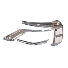 set front Bumper LH chrome trim molding 3 pc for 2016 -19 Mitsubishi Outlander