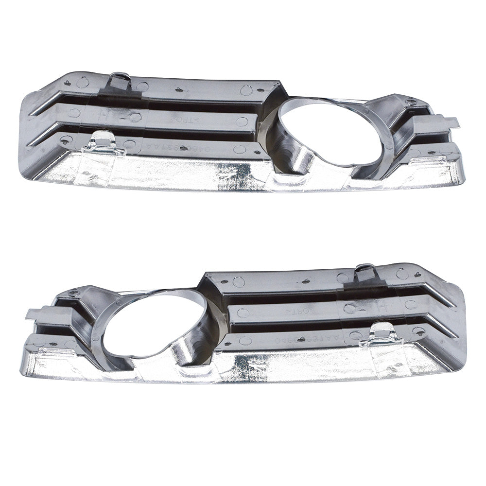 Chrome Front Bumper Fog Light Driving Lamp Trim Cover For Chrysler 300 2005-2010